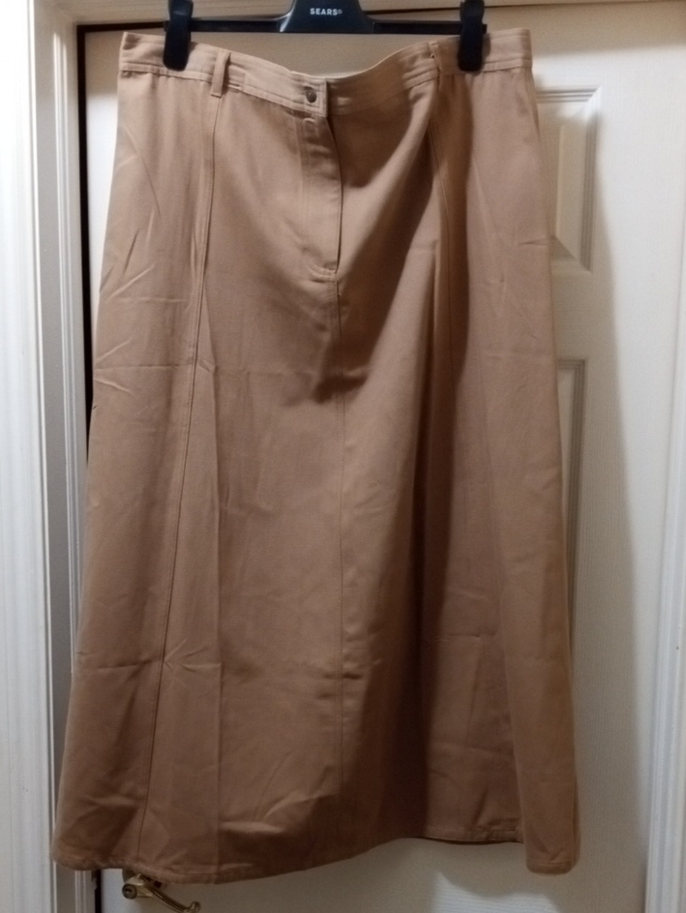 $20>>Classic Beige A-Line Women's Skirt